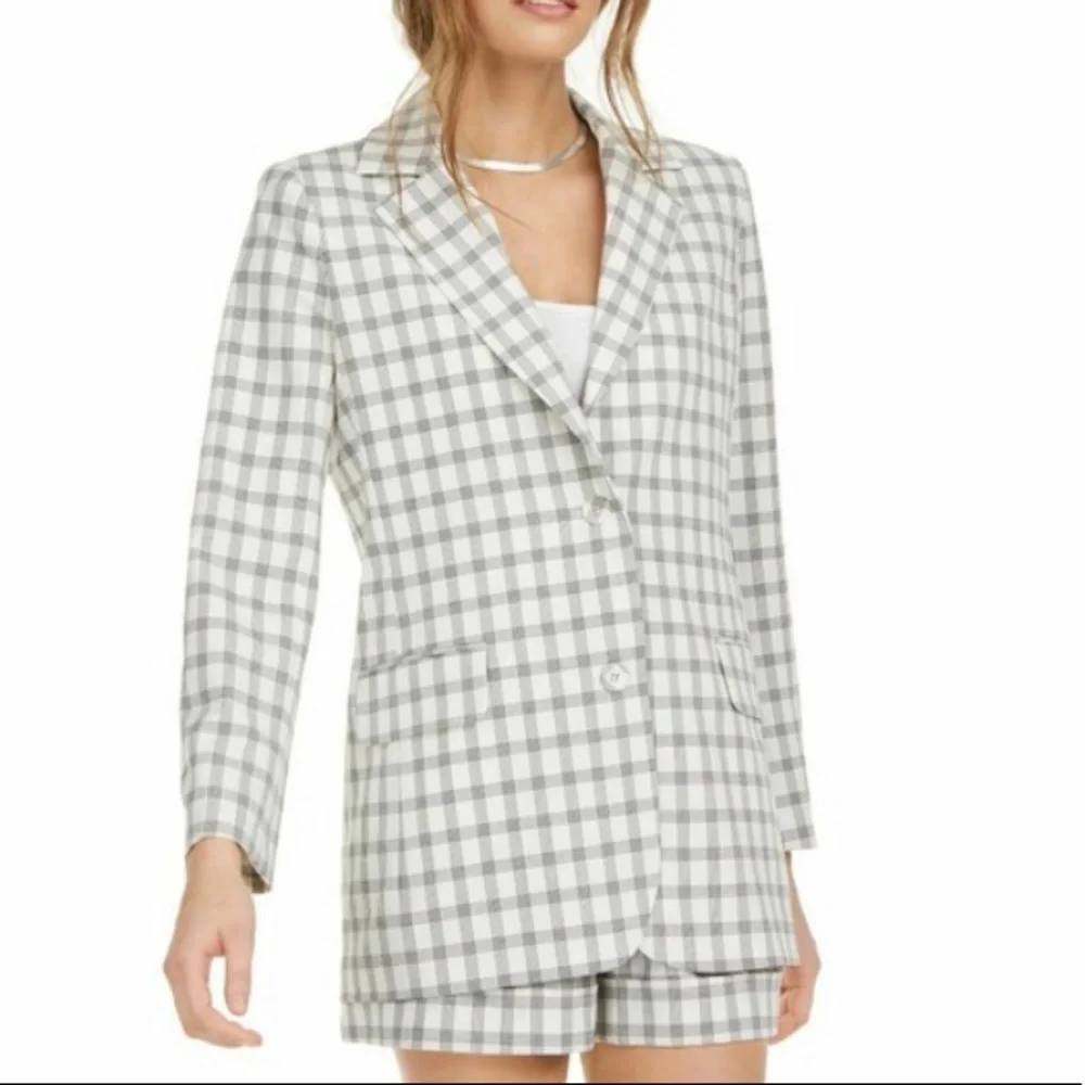 Danielle Bernstein NWT plaid blazer - Picture 6 of 7